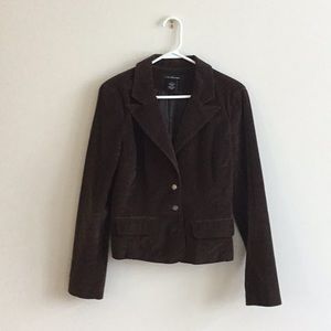 REDUCED!  Calvin Klein corduroy brown blazer